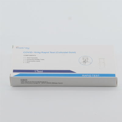 ISO Verklaarde 15mins Snelle Covid 19 van het het Antigeenspeeksel van Testuitrustingen de Test Kit High Sensitivity