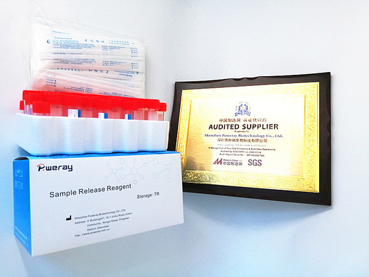 Snelle PCR Kit Virus Sample Release Reagent 5ml van de Resultaat niet Invasieve Autoverificatie