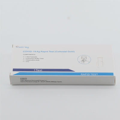 kwaliteit  ISO Certified 15mins Rapid Covid 19 Test Kits Antigen Saliva Test Kit High Sensitivity fabriek