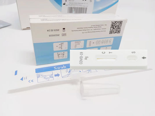 kwaliteit  OEM ODM Welcome Swab Antigen Rapid Test 15 Minutes Disposable fabriek