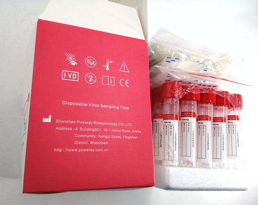 Beschikbare Ethyleenoxidesterilisatie VTM Kit Diagnostic 6ml
