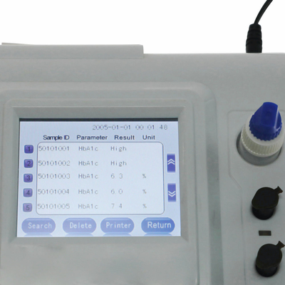 Bloedmonster volledig Geautomatiseerd Hba1c Analysator Glycohemoglobin
