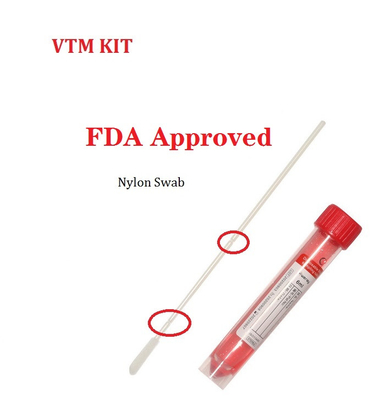 Neus Mondelinge Nylon Zwabberstok VTM Kit Sterilization Packaging